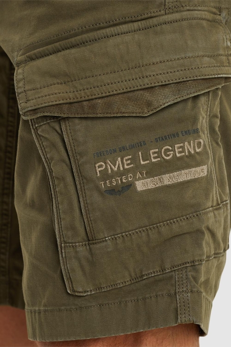 PME legend groene heren korte broek | Close up