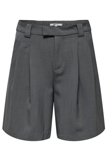Only ONLSVEA LIFE MW MEL BERMUDA SHORTS 15348531 DARK GREY MELANGE