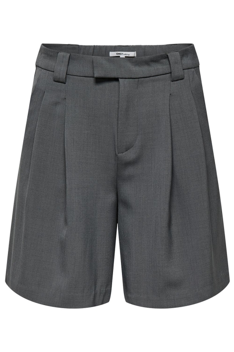 Only grijze dames korte broek | Vooraanzicht