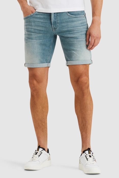 PME legend blauwe heren korte broek | Model vooraanzicht