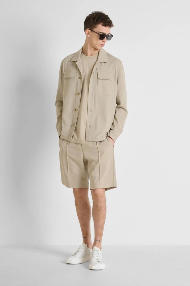 Antony Morato beige heren korte broek | Model vooraanzicht