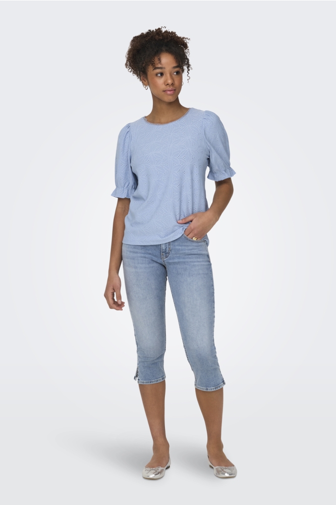 Only blauwe dames jeans | Model