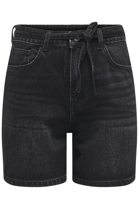 Only zwarte dames korte broek | Vooraanzicht