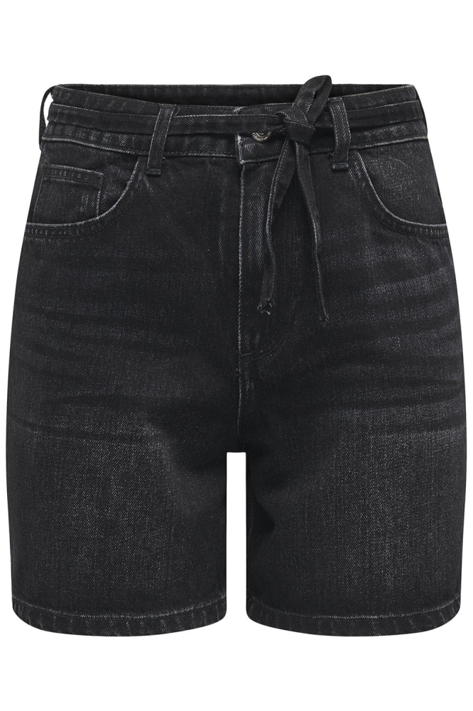 Only zwarte dames korte broek | Vooraanzicht