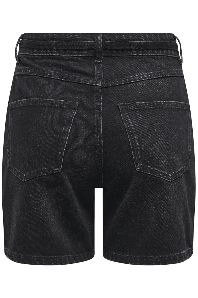 Only zwarte dames korte broek | Achteraanzicht