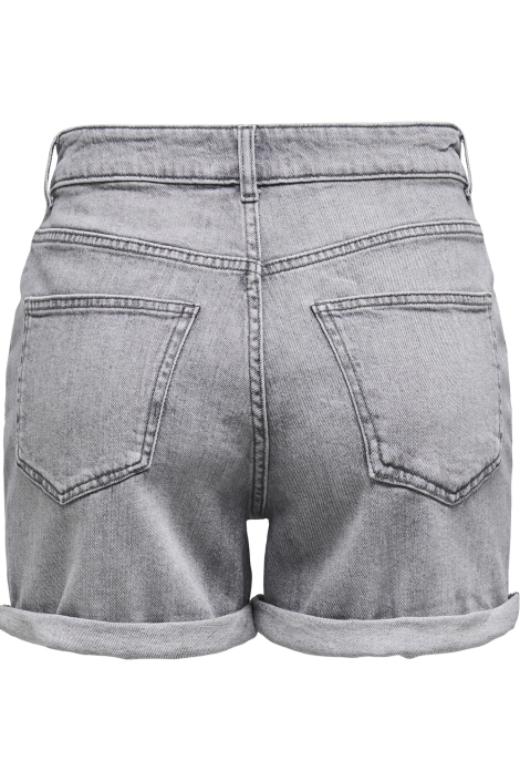 Only grijze dames korte broek | Achteraanzicht