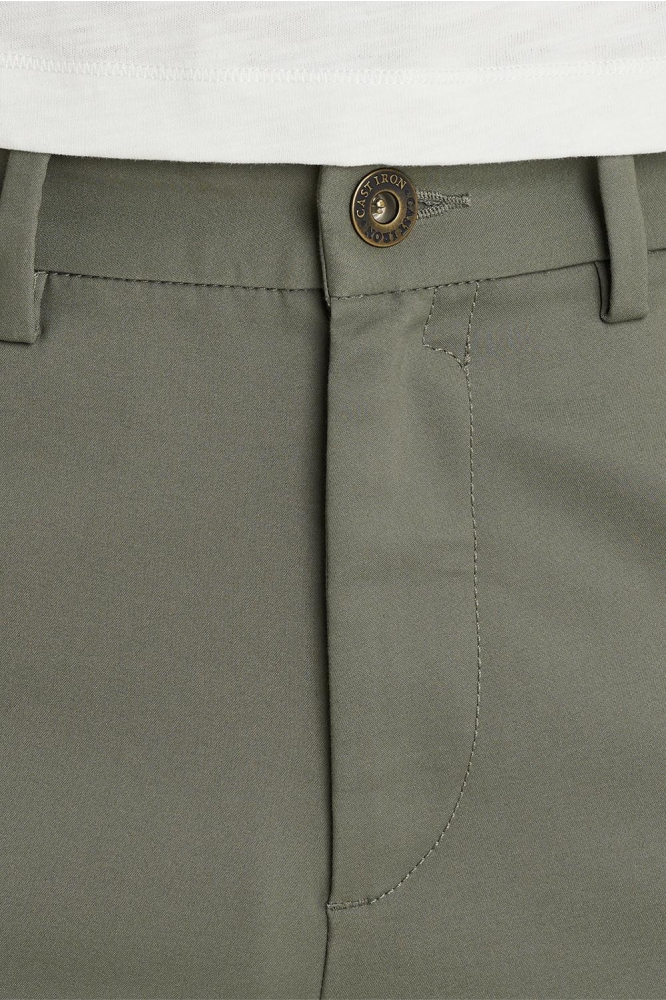 Cast Iron groene heren korte broek | Close up