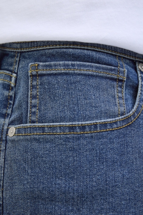 JJ Rebel blauwe heren korte broek | Kleurstaal