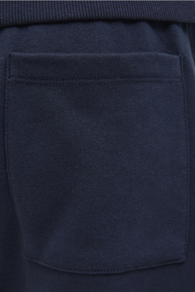 JJ Rebel blauwe heren korte broek | Close up