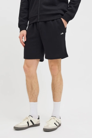JJ Rebel jrebgorm reg rebel logo sweat short Zwart