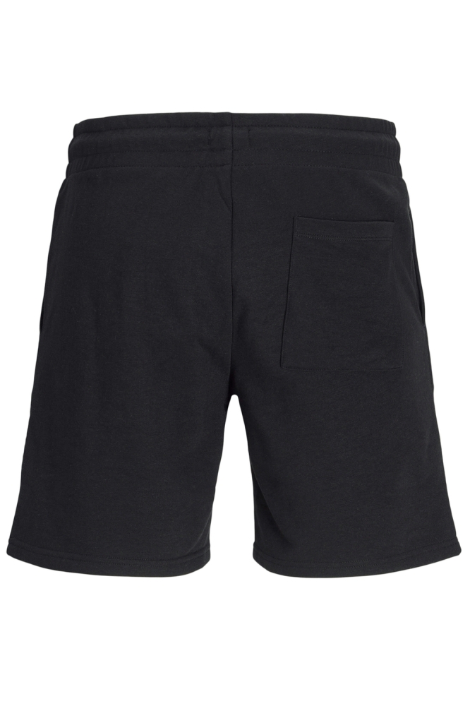 JJ Rebel zwarte heren korte broek | Achteraanzicht