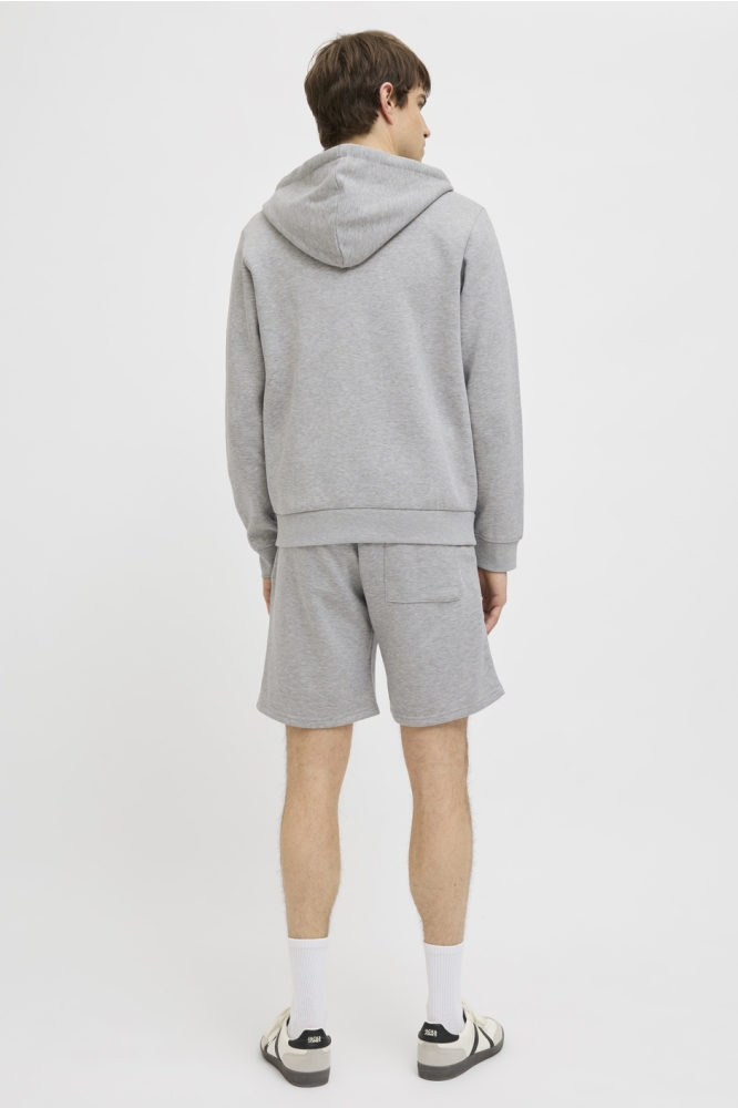 JJ Rebel grijze heren korte broek | Achteraanzicht