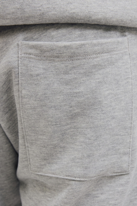 JJ Rebel grijze heren korte broek | Close up