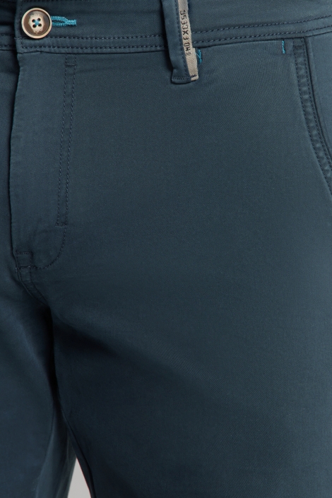 NO-EXCESS blauwe heren korte broek | Kleurstaal