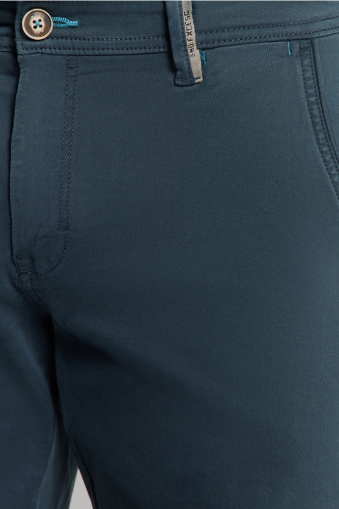 NO-EXCESS blauwe heren korte broek | Kleurstaal
