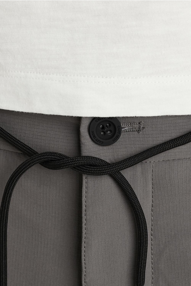 Cast Iron grijze heren korte broek | Close up