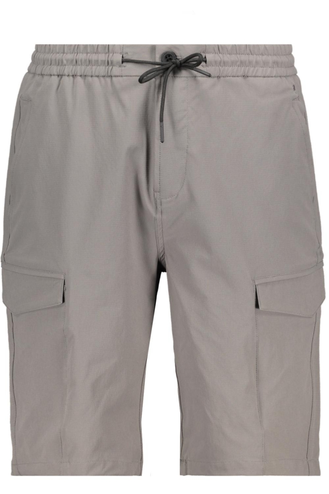 Cast Iron grijze heren korte broek | Vooraanzicht