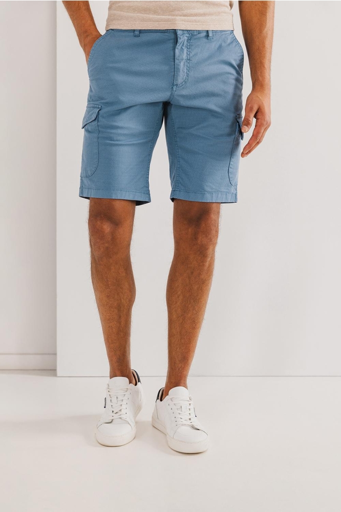 State of Art blauwe heren korte broek | Vooraanzicht