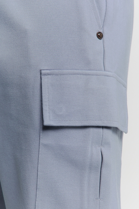 NO-EXCESS blauwe heren korte broek | Close up