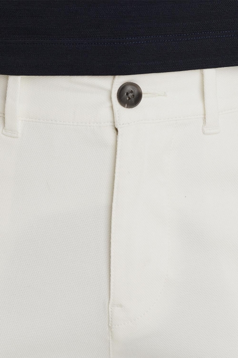 Vanguard witte heren korte broek | Close up