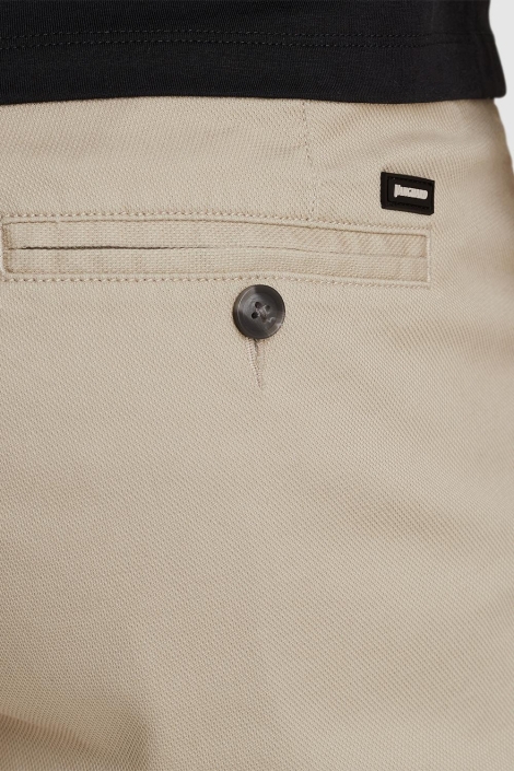 Vanguard taupe heren korte broek | Close up