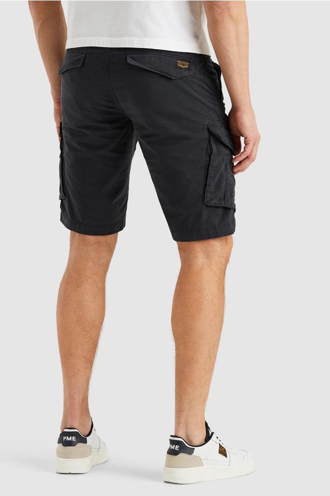 PME legend blauwe heren korte broek | Model achteraanzicht