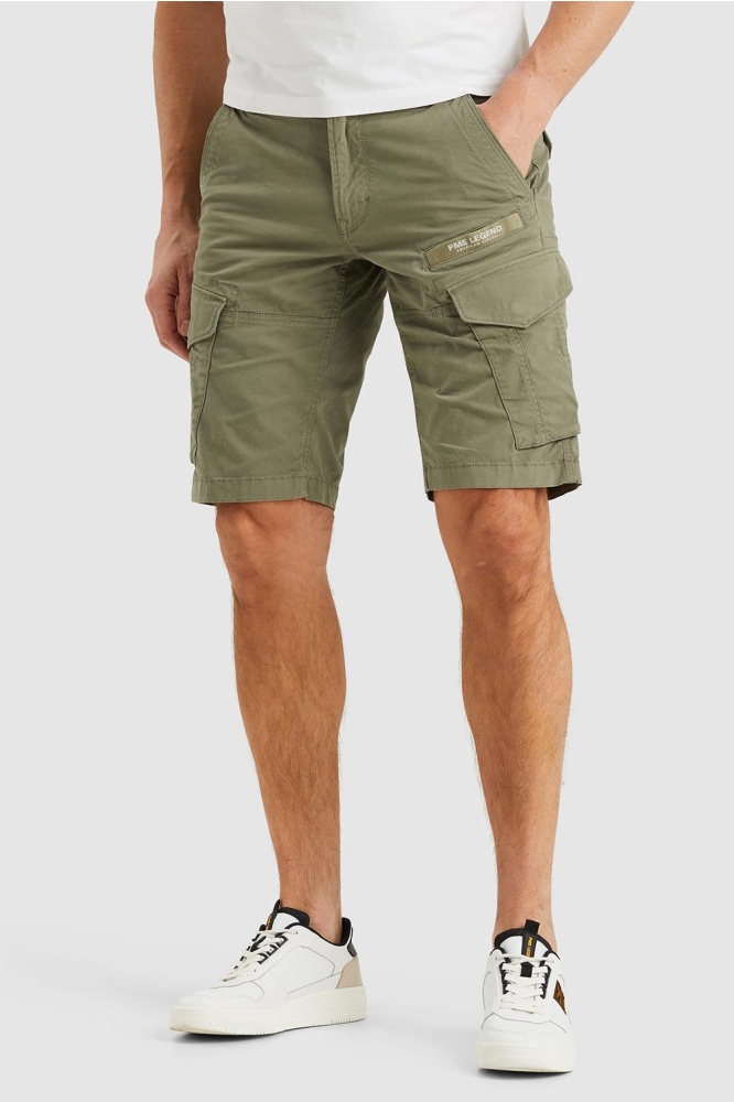PME legend groene heren korte broek | Model zijaanzicht
