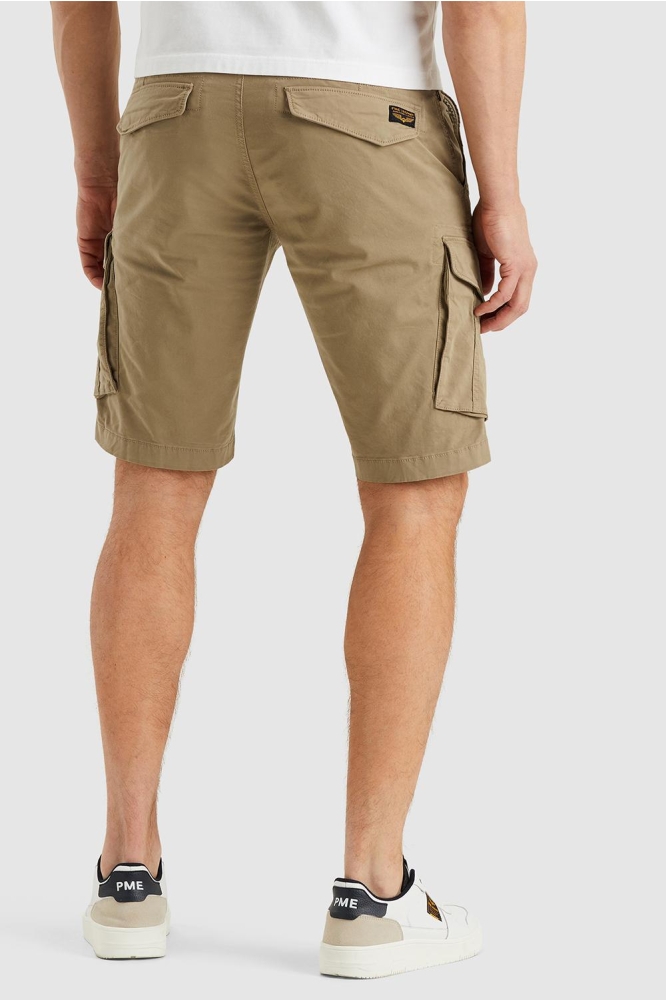 PME legend camel heren korte broek | Model achteraanzicht