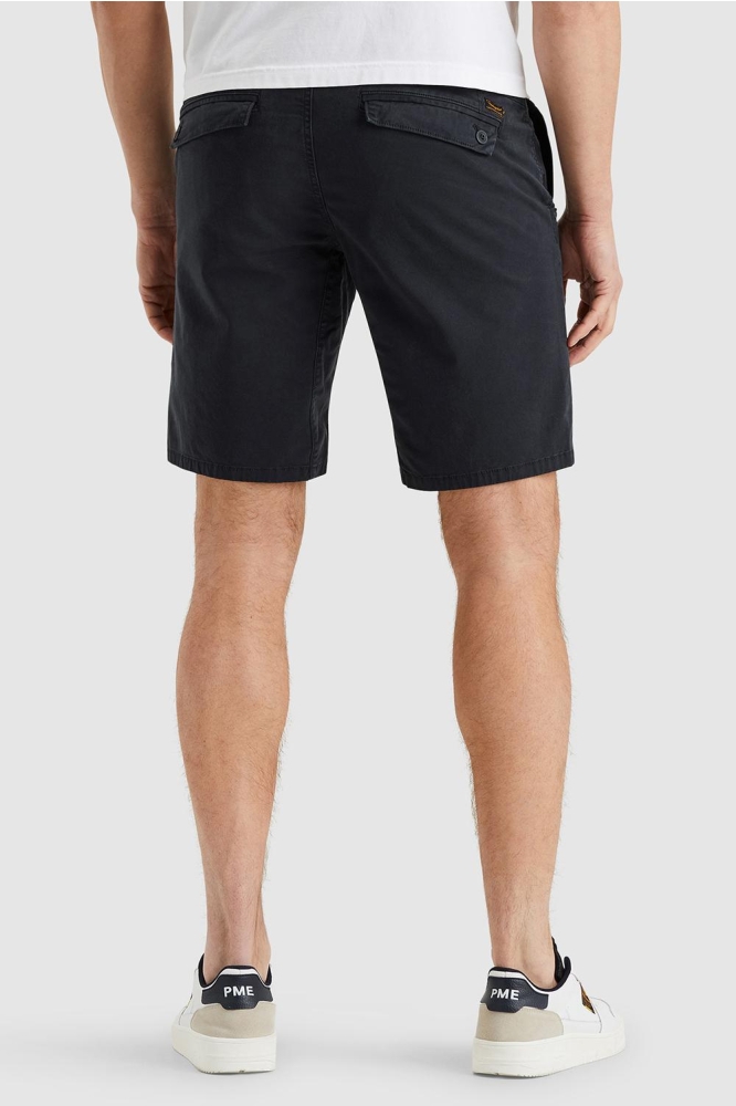 PME legend blauwe heren korte broek | Model achteraanzicht