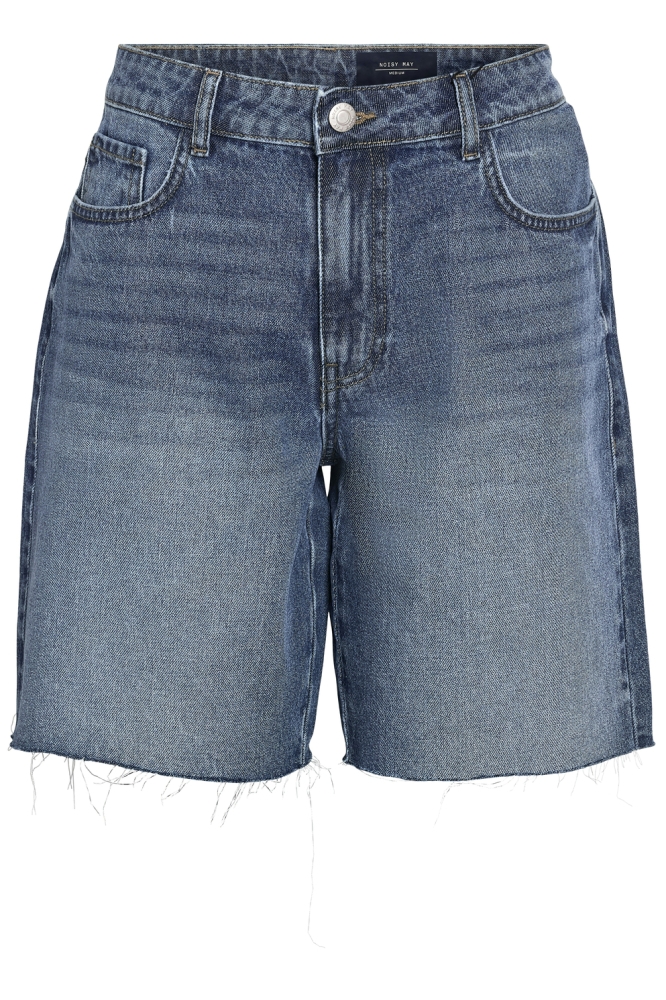 Noisy may blauwe dames korte broek | Vooraanzicht