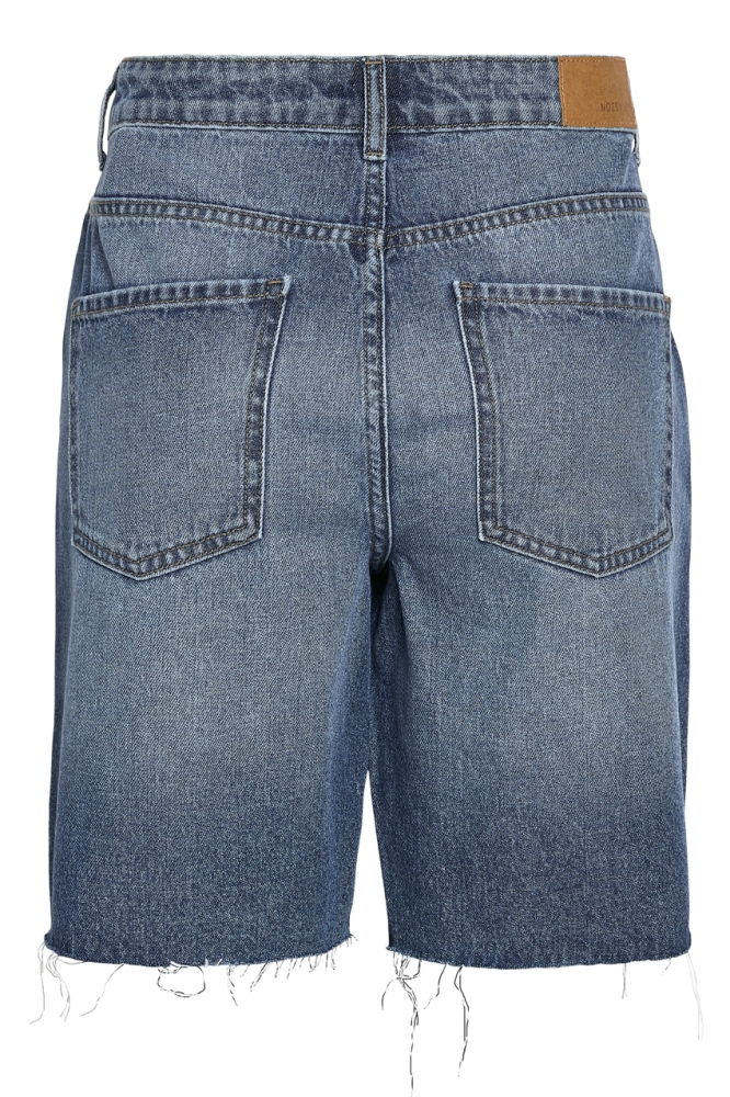 Noisy may blauwe dames korte broek | Achteraanzicht