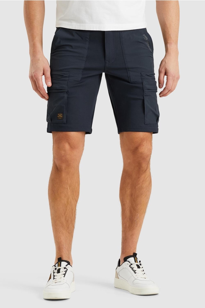 PME legend blauwe heren korte broek | Model vooraanzicht