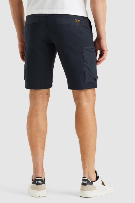 PME legend blauwe heren korte broek | Model achteraanzicht