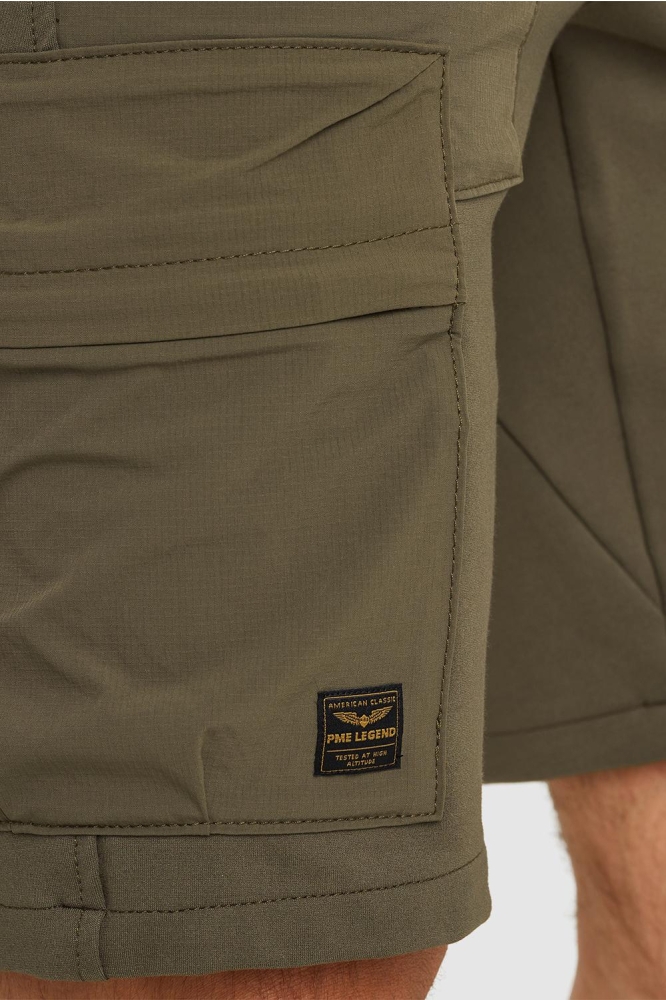 PME legend groene heren korte broek | Close up