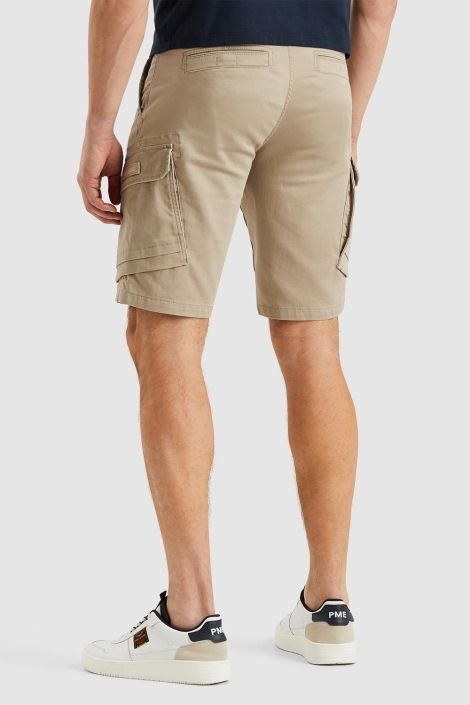 PME legend beige heren korte broek | Model achteraanzicht