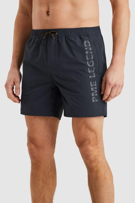 PME legend blauwe heren korte broek | Model zijaanzicht