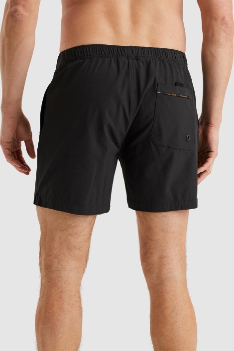 PME legend zwarte heren korte broek | Model achteraanzicht