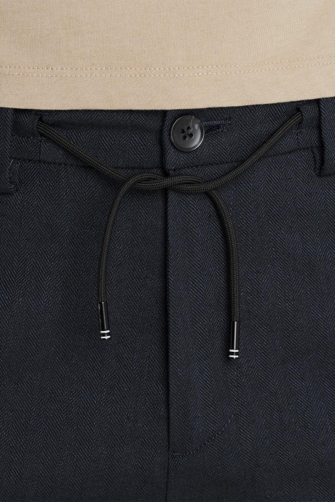 Vanguard blauwe heren korte broek | Close up