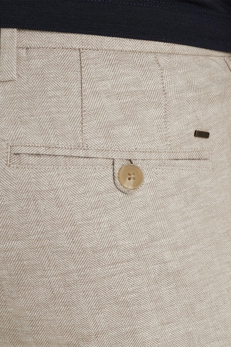 Vanguard beige heren korte broek | Kleurstaal