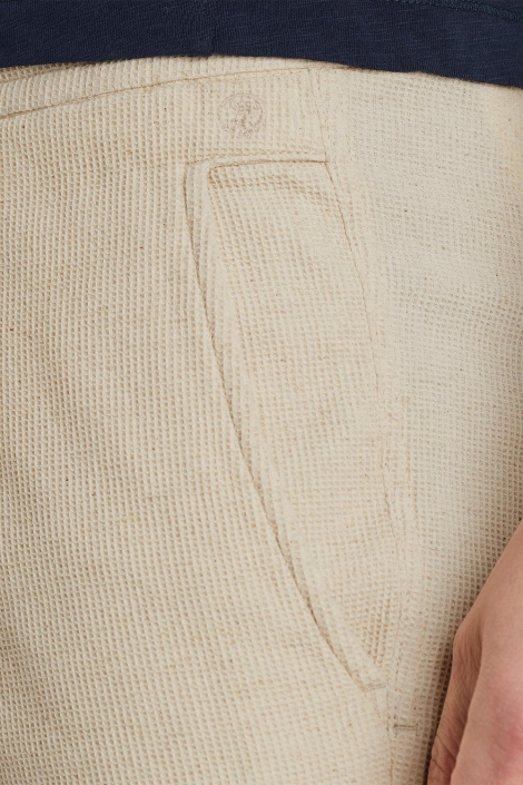 Cast Iron beige heren korte broek | Kleurstaal