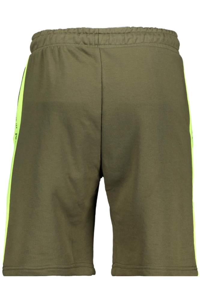 Ballin groene heren korte broek | Achteraanzicht