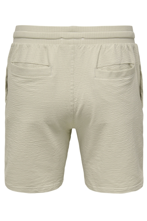 Only & Sons beige heren korte broek | Achteraanzicht