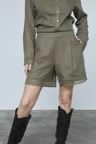 SisterS point Broek EJBA SHO 18565 KHAKI MEL