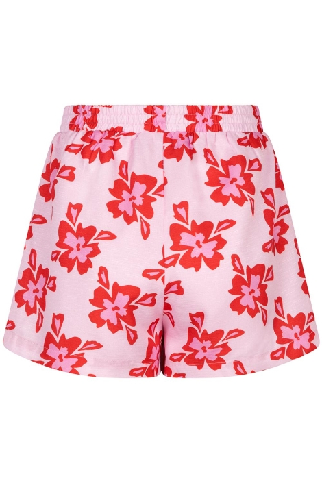 Ydence roze dames korte broek | Achteraanzicht