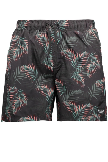 Ballin SWIMSHORT LEAVES 2569 BLACK