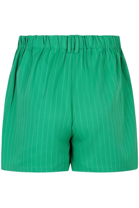 Ydence groene dames korte broek | Achteraanzicht