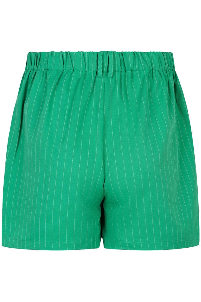 Ydence groene dames korte broek | Achteraanzicht