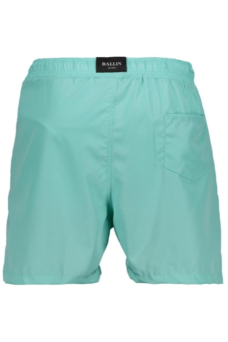 Ballin blauwe heren korte broek | Achteraanzicht