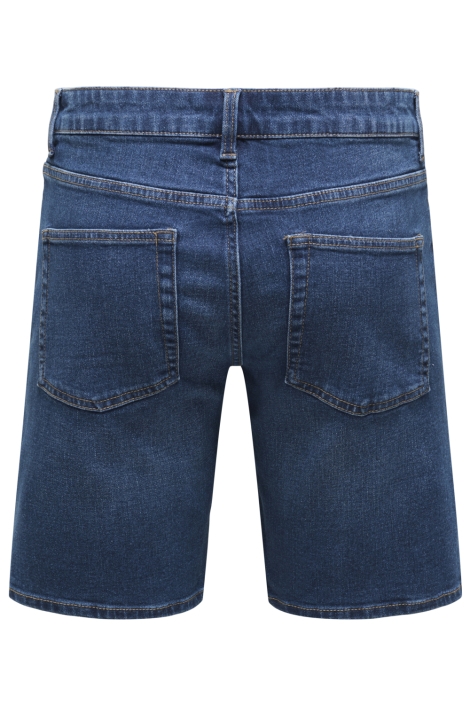 Only & Sons blauwe heren korte broek | Achteraanzicht