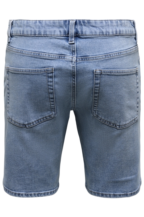 Only & Sons blauwe heren korte broek | Achteraanzicht